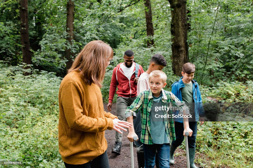 Schulausflug in der Natur