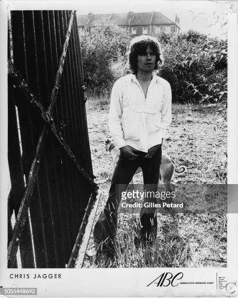 Chris Jagger, portrait, 1972.