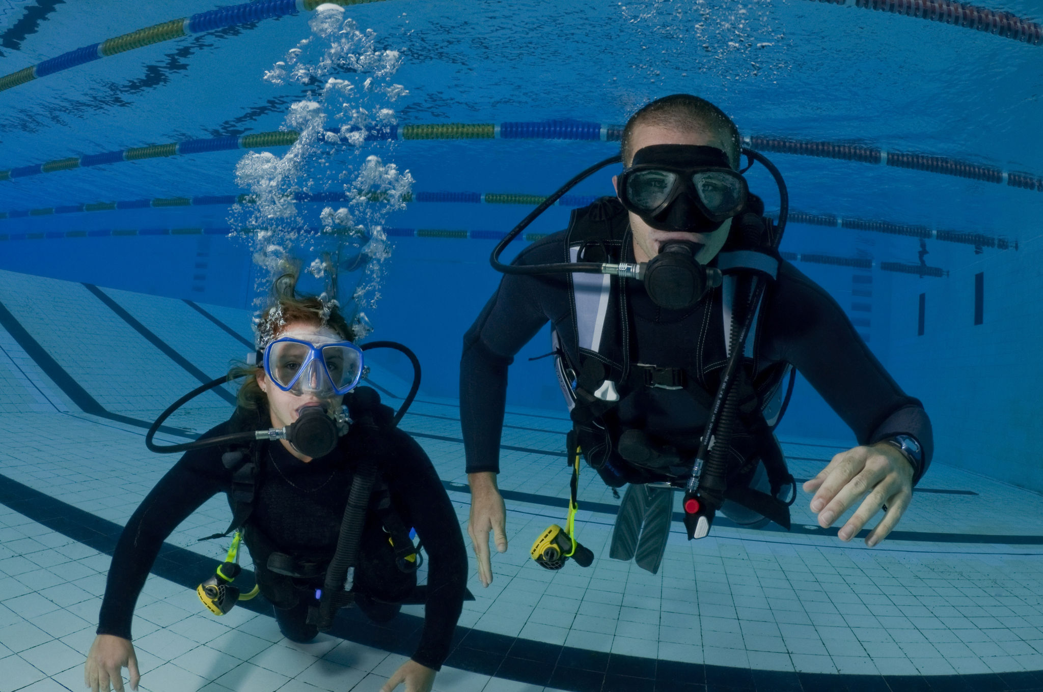 scuba diving pool