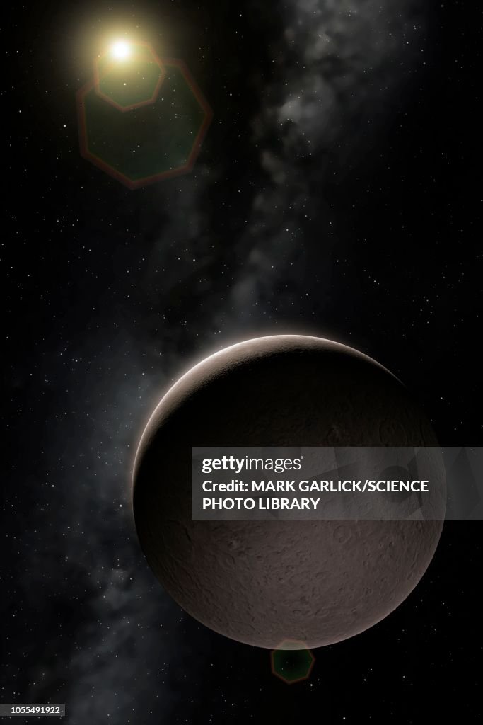 Dwarf planet Ceres, illustration