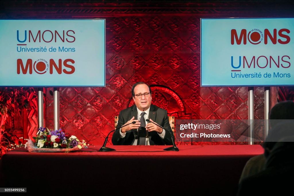 PC of François Hollande in Mons