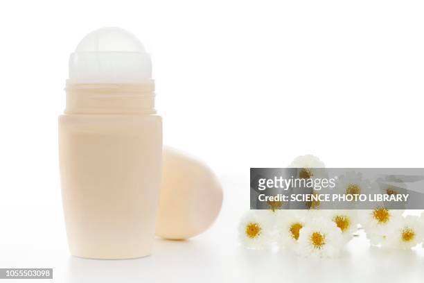 deodorant and flowers - deodorant stock pictures, royalty-free photos & images