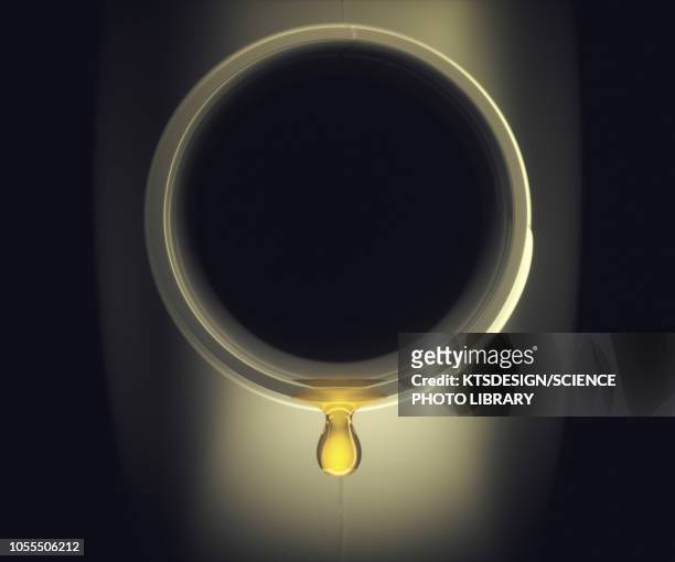 engine oil dripping from a bottle, illustration - close up stock illustrations