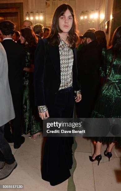 Earl Cave attends the Harper's Bazaar Women Of The Year Awards 2018, in partnership with Michael Kors and Mercedes-Benz, at Claridge's Hotel on...