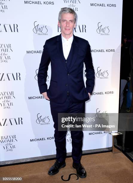 Peter Capaldi attending the Harper's Bazaar Women of the Year Awards 2018 held at Claridges, London.
