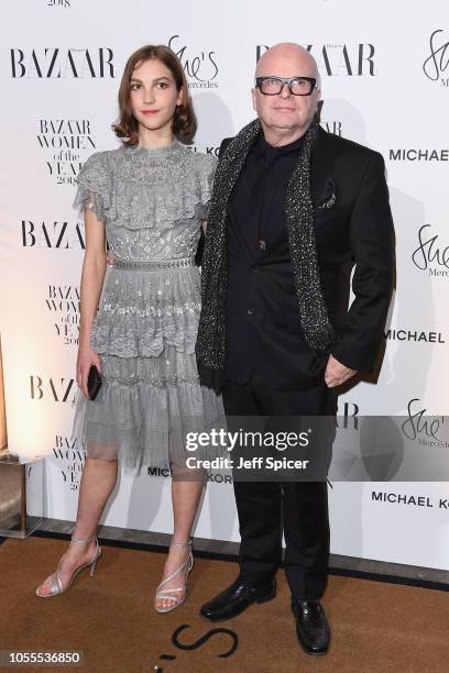 Dominic Savage attends the Harper's Bazaar Women of the Year Awards at The Ballroom of Claridges on October 30, 2018 in London, Englan