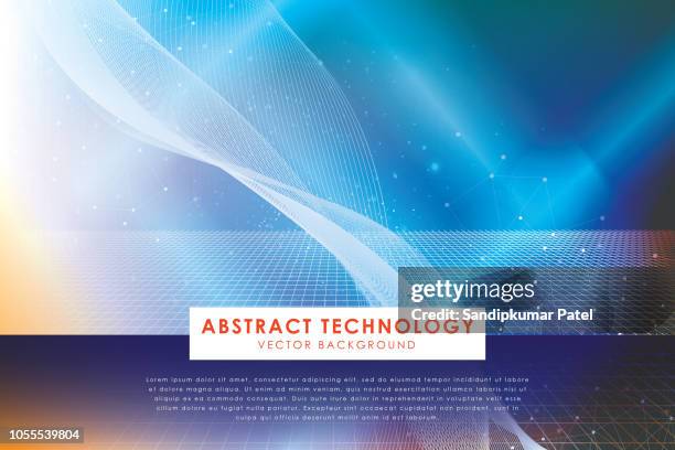 futuristic- digital technology concept - formula background stock illustrations