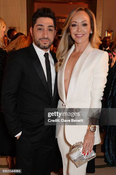 Michael Russo and Tamara Ralph attend the Harper's Bazaar Women Of The Year Awards 2018, in partnership with Michael Kors and Mercedes-Benz, at...