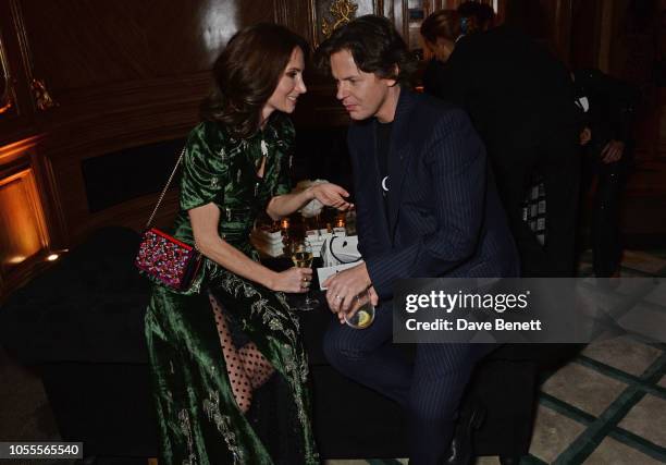 Lauren Cuthbertson and Christopher Kane attend the Harper's Bazaar Women Of The Year Awards 2018, in partnership with Michael Kors and Mercedes-Benz,...