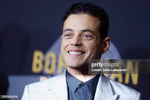 Rami Malek attends "Bohemian Rhapsody" New York premiere at The Paris Theatre on October 30, 2018 in New York City.