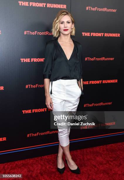 Jennifer Landon attends 'The Front Runner' New York Premiere at Museum of Modern Art on October 30, 2018 in New York City.