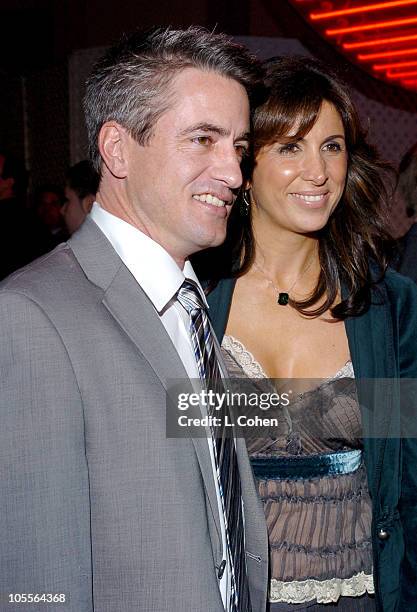 Dermot Mulroney and Nathalie Marciano during "The Wedding Date" Los Angeles Premiere - Red Carpet at Universal Studios in Hollywood, California,...