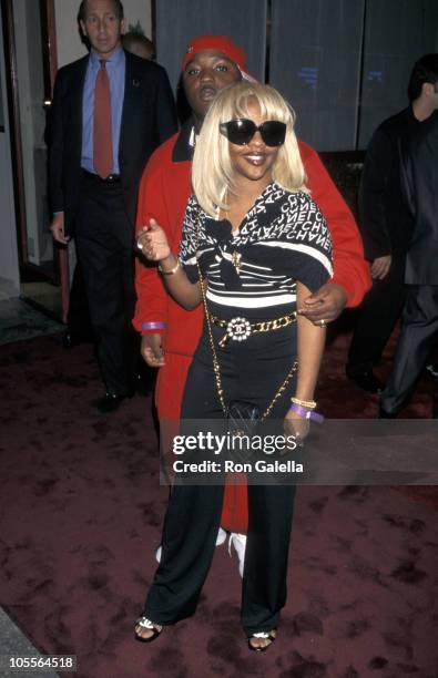 Lil' Kim during Grand Opening of Sean Comb's "Justin's Restaurant" at Justin's Bar and Restaurant in New York City, New York, United States.