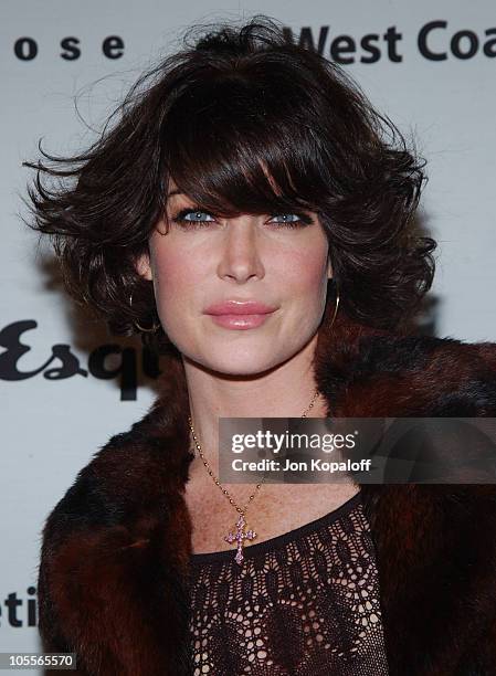 Lara Flynn Boyle during Esquire House Hosts Penny Marshall's Birthday Party to Benefit The Life On Purpose Foundation and The West Coast NBA Retired...