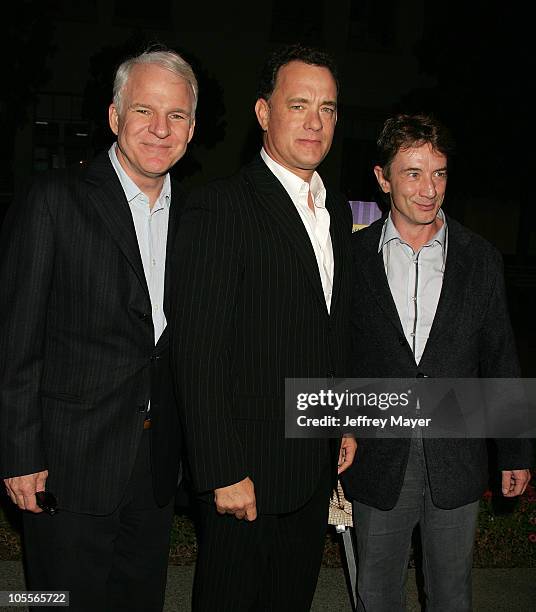 Steve Martin, Tom Hanks and Martin Short during Jerry Lewis Hosts Special Screening of "The Nutty Professor" at Paramount Theater in Hollywood,...