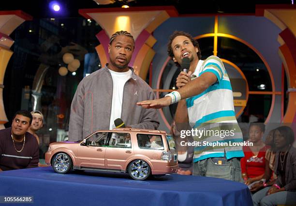 rap artist xzibit during his guest appearance on mtv's... Xzibit Visits Mtv Photos and Premium High Res Pictures - Getty Images