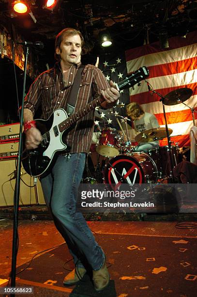 Steve Earle during Steve Earle Performs at CBGB's on Election Night - November 2, 2004 at CBGB's in New York City, New York, United States.
