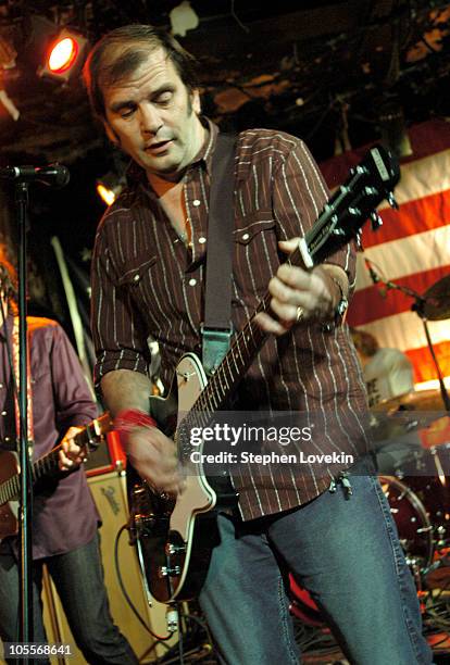 Steve Earle during Steve Earle Performs at CBGB's on Election Night - November 2, 2004 at CBGB's in New York City, New York, United States.