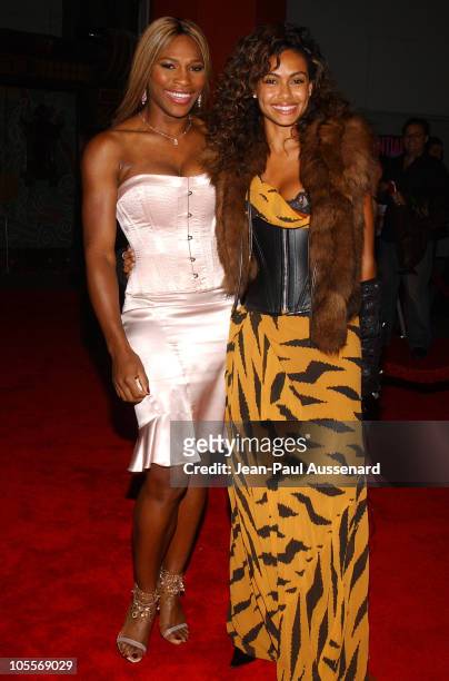Serena Williams and Shakara Ledard during "After the Sunset" Los Angeles Premiere - Arrivals at Grauman's Chinese Theater in Hollywood, California,...