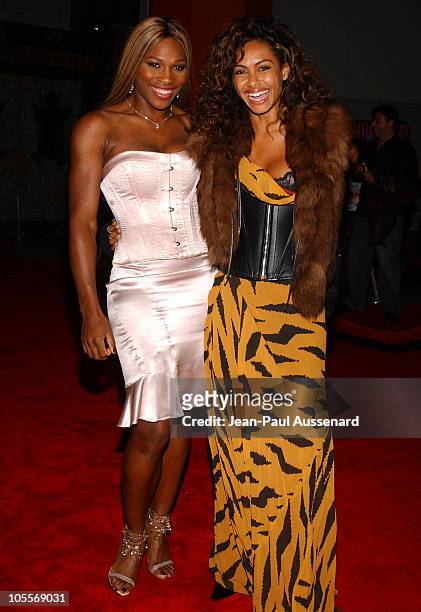 Serena Williams and Shakara Ledard during "After the Sunset" Los Angeles Premiere - Arrivals at Grauman's Chinese Theater in Hollywood, California,...