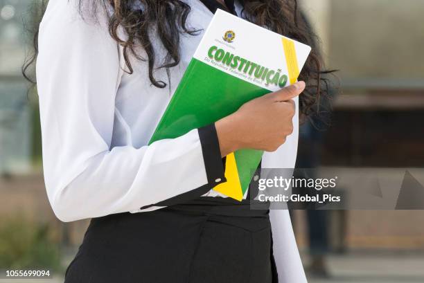 constituição brasileira (braziliaanse grondwet) - grondwet stockfoto's en -beelden