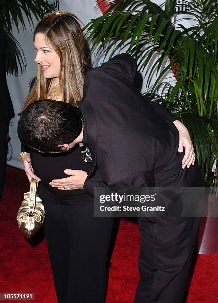 Carnie Wilson and husband Rob Bonfiglio during 2005 MusiCares Person Of The Year - Brian Wilson - Arrivals at Palladium in Hollywood, California,...