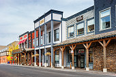 Businesses in downtown Jackson Wyoming USA