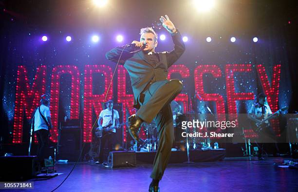 Morrissey during Morrissey "You Are the Quarry" Tour - November 2004 at Universal Amphitheatre in Universal City, California, United States.