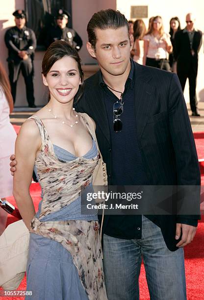 Christy Carlson Romano and guest during 32nd Annual American Music Awards - Arrivals at Shrine Auditorium in Los Angeles, California, United States.