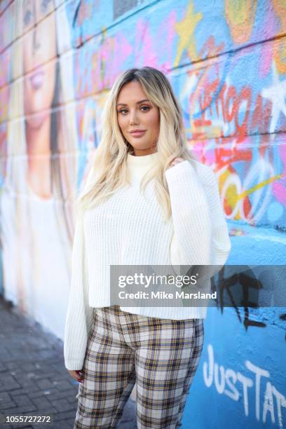 Charlotte Crosby during a photocall for Just Tattoo Of Us at MTV London on October 31, 2018 in London, England.