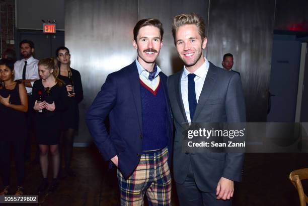 Andrew Nodell and Robbie Gordy attend the 2018 Aperture Gala at Cedar Lake on October 30, 2018 in New York City.