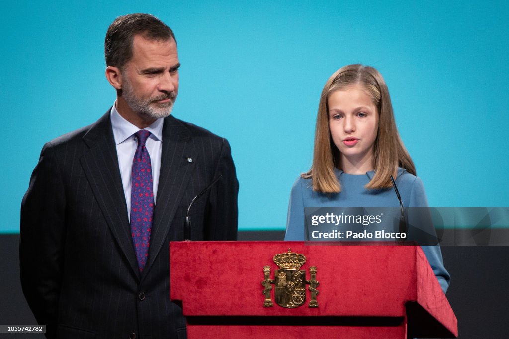 Spanish Royals Attend The Lecture of The Constitution on Its 40th Anniversary