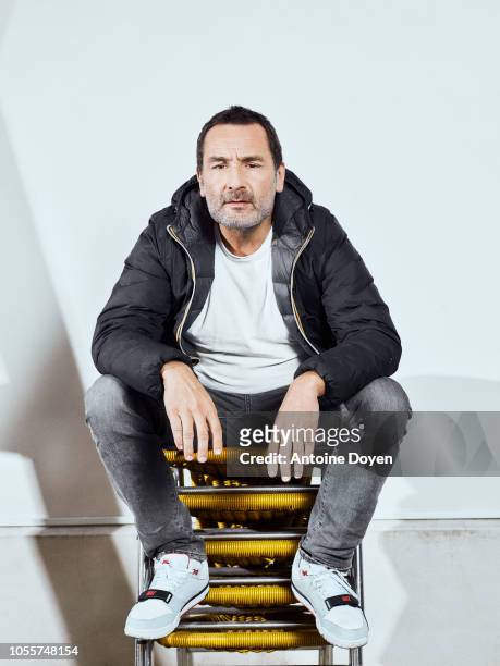 Filmmaker and actor Gilles Lellouche is photographed for L'Express, on September, 2018 in Paris, France. . .