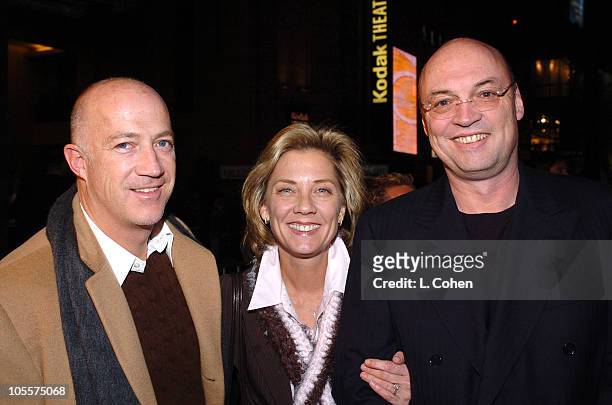 Bryan Lourd of CAA, Dawn Taubin, president of domestic marketing Warner Bros., and Moritz Borman, producer of "Alexander"