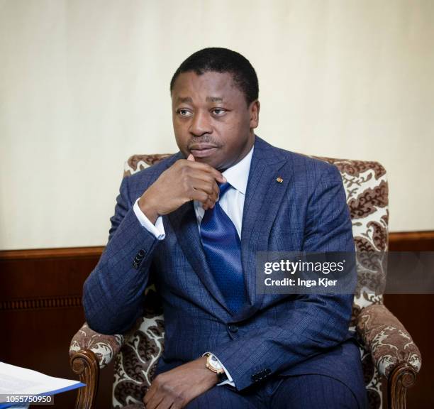 Berlin, Germany Faure Essozimna Gnassingbe, President of Togo, captured on October 30, 2018 in Berlin, Germany.