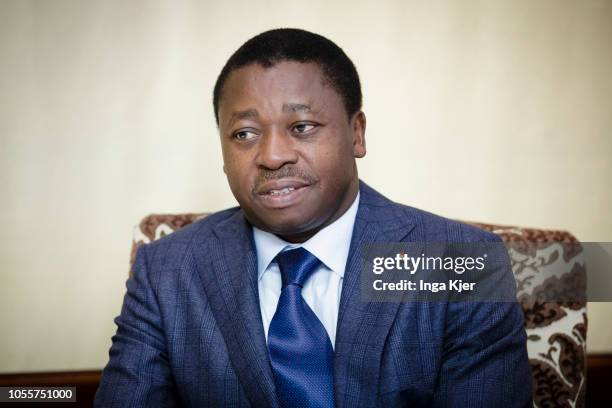 Berlin, Germany Faure Essozimna Gnassingbe, President of Togo, captured on October 30, 2018 in Berlin, Germany.