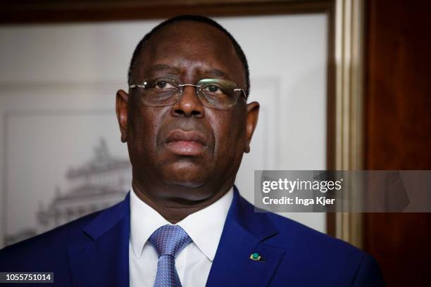 Berlin, Germany Macky Sall, President of Senegal, captured on October 30, 2018 in Berlin, Germany.
