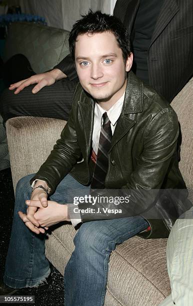 Elijah Wood during The 20th Annual IFP Independent Spirit Awards - Green Room in Santa Monica, California, United States.