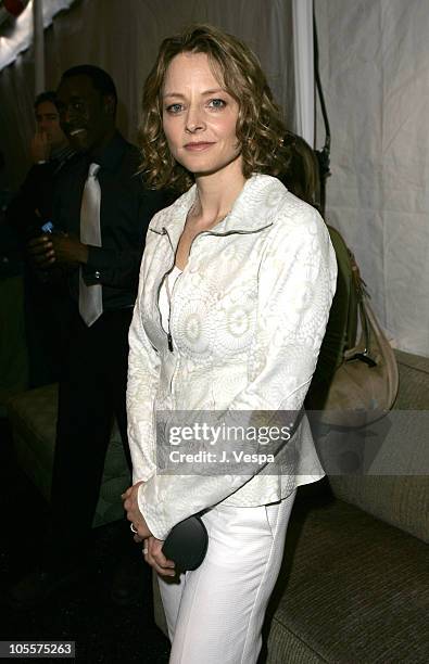 Jodie Foster during The 20th Annual IFP Independent Spirit Awards - Green Room in Santa Monica, California, United States.