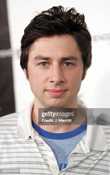 Zach Braff during Exclusive Nintendo DS Pre-Launch Party - Arrivals at The Day After in Hollywood, CA, United States.