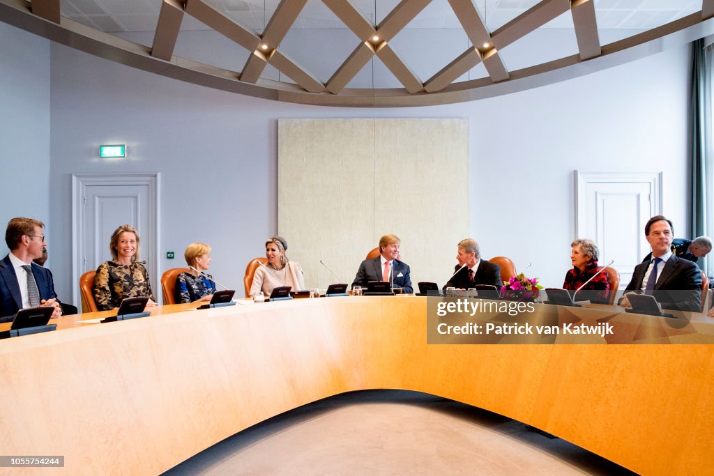 King Willem Alexander Of The Netherlands And Queen Maxima Of The Netherlands Visit Council Of State