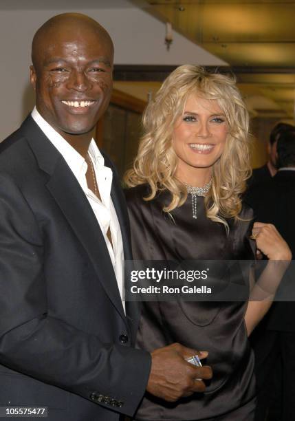 Seal and Heidi Klum during Miramax Pre-Oscar Party and 25th Anniversary Celebration - Arrivals at Pacific Design Center in West Hollywood,...