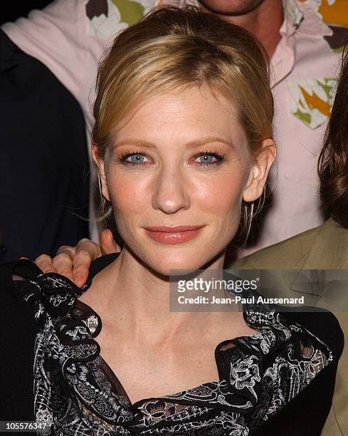 Cate Blanchett during "The Life Aquatic with Steve Zissou" Los Angeles Screening at Harmony Gold Theater in Hollywood, California, United States.