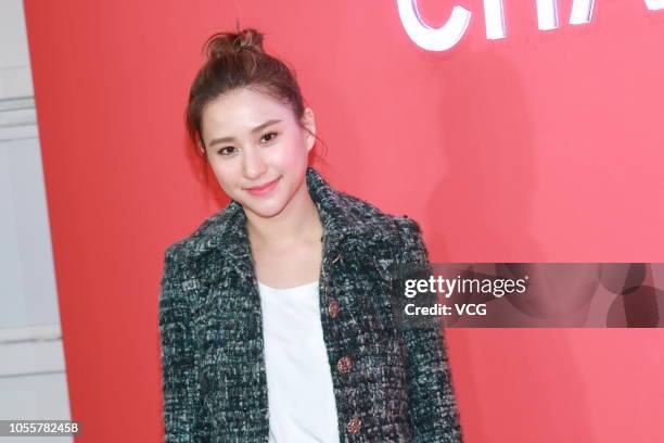 Laurinda Ho Chiu-lin, daughter of Macau casino magnate Stanley Ho, attends a Chanel Le Rouge pop-up store event on October 16, 2018 in Hong Kong,...