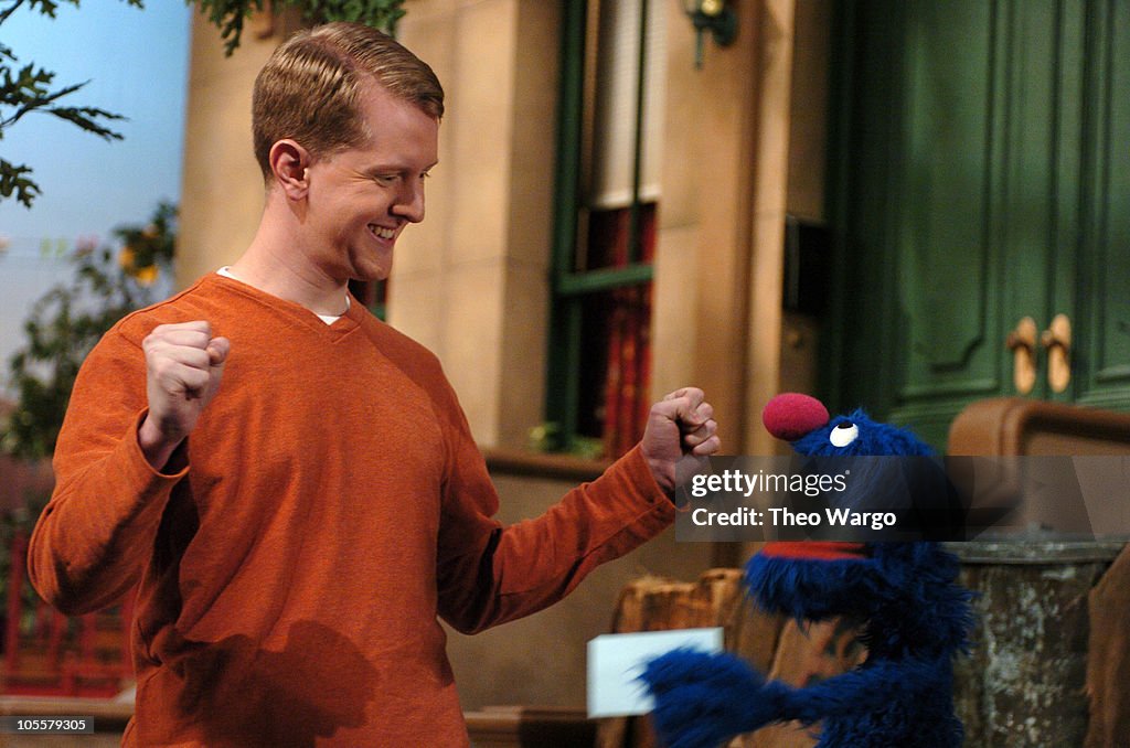 "JEOPARDY!" Champion Ken Jennings Visits Sesame Street - December 2, 2004