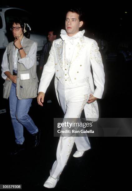 Tom Hanks during On Location for "Big" in New York City, New York, United States.