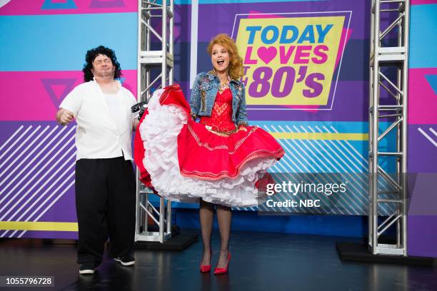 Savannah Guthrie as Cindi Lauper on Wednesday, October 31, 2018 --