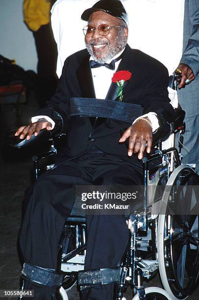 Curtis Mayfield during The 35th Annual GRAMMY Awards at Shrine Auditorium in Los Angeles, California, United States.