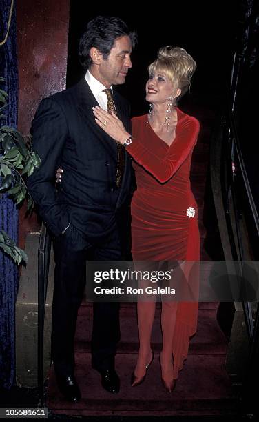 Roffredo Gaetani and Ivana Trump during Valentine's Day And Birthday Party For Ivanka Trump at Chaos in New York City, New York, United States.