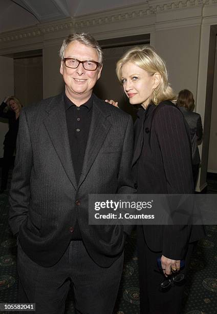 Mike Nichols and Diane Sawyer during Renee Fleming Book Release Party - "The Inner Voice: The Making of a Singer" at The Georgian Suite in New York...